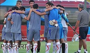 گزارش تصویری از تمرین تیم ملی فوتبال نوجوانان در امارات 